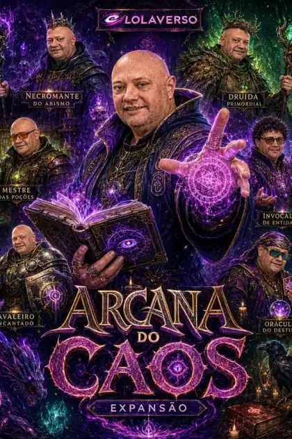 Pôster da expansão Arcana do Caos.