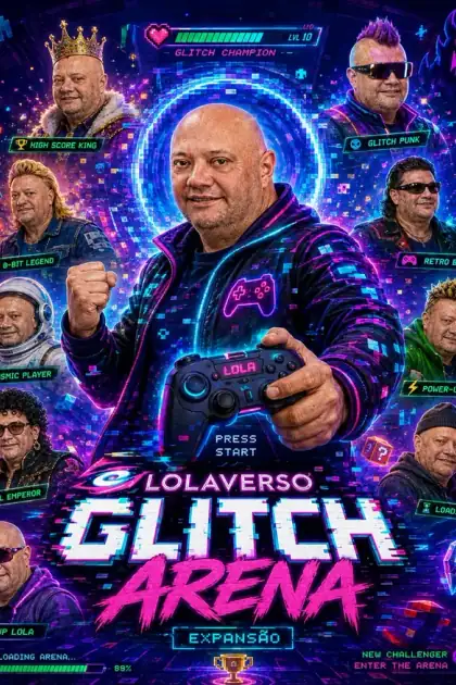 Pôster da expansão Glitch Arena.