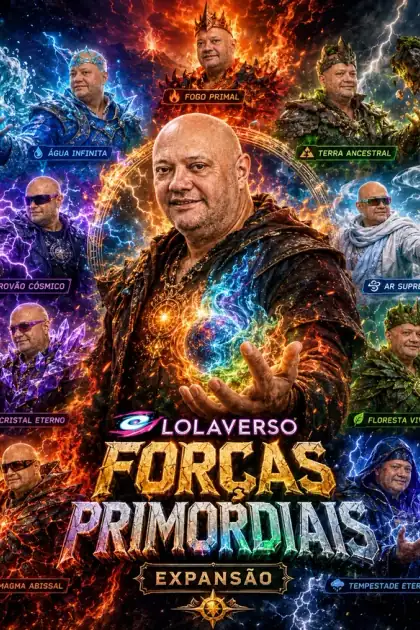 Pôster da expansão Forças Primordiais.